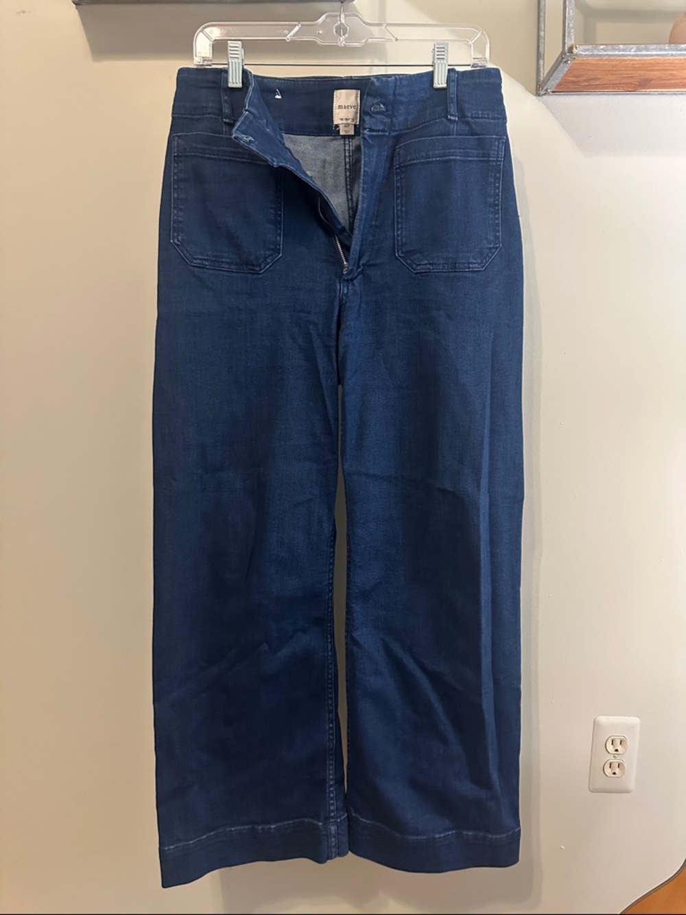 Maeve Dark Blue Denim Jeans